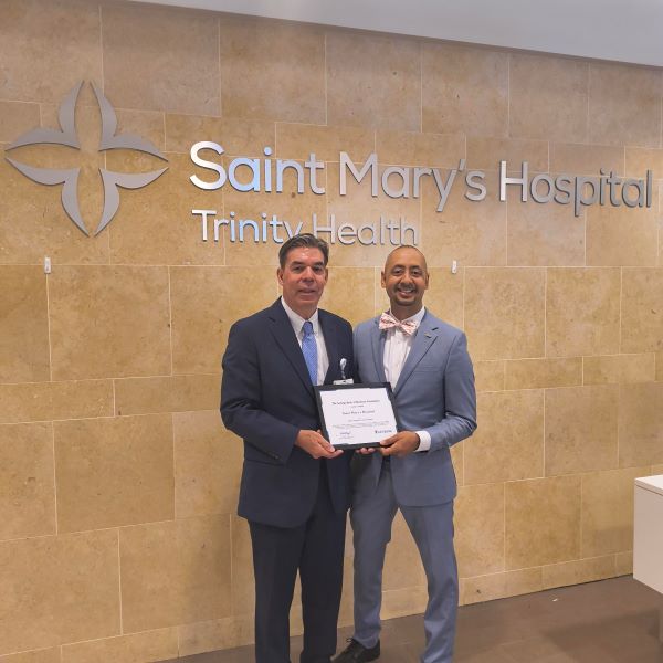 Ives Bank donates to Saint Mary's Medical Home Initiative Patient Fund