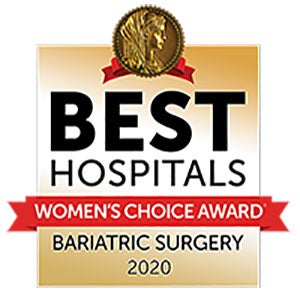 Best Hospitals Women's Choice Award Bariatric Surgery 2020